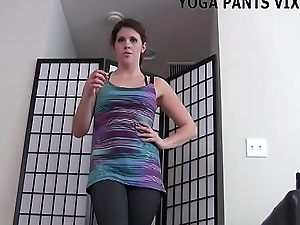 These yoga pants really hug my pussy JOI