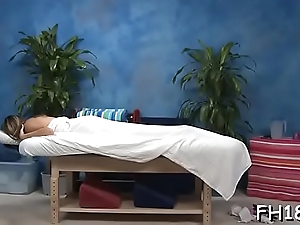Hot eighteen girl gets screwed hard by her massage therapist
